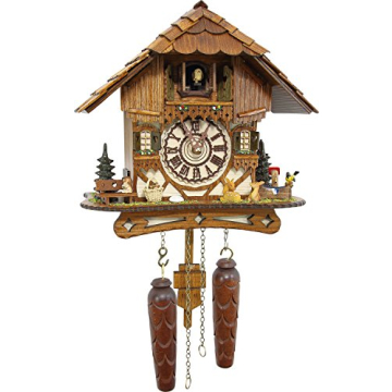 Cuckoo-Palace German Cuckoo Clock - Blackforest Chalet with Animals