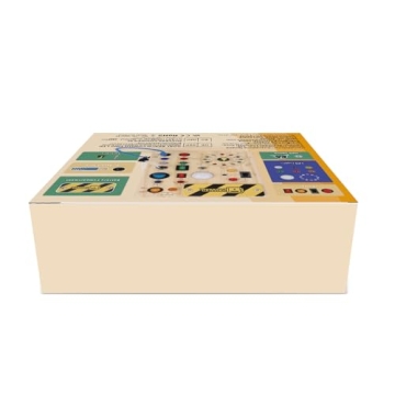 Iabedi Busy Board Montessori Toy for 1-3 Year Olds