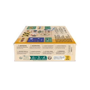 Iabedi Busy Board Montessori Toy for 1-3 Year Olds