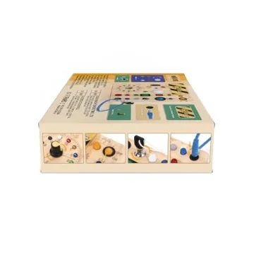 Iabedi Busy Board Montessori Toy for 1-3 Year Olds