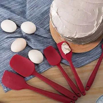 Besiva Silicone Spatula Set - 5-Piece Heat-Resistant Kitchen Tools