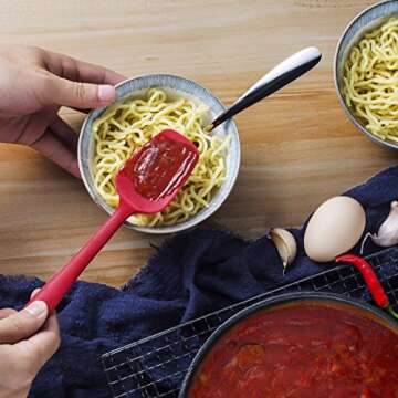 Besiva Silicone Spatula Set - 5-Piece Heat-Resistant Kitchen Tools