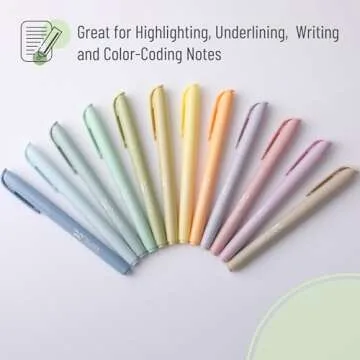 Mr. Pen- Highlighters, 12 Pack, Chisel Tip, Earthy Colors, Highlighters Assorted Colors, Colored Highlighters, Highlighter Pen, Highlighters No Bleed, Highlighter Set, Colorful Highlighters