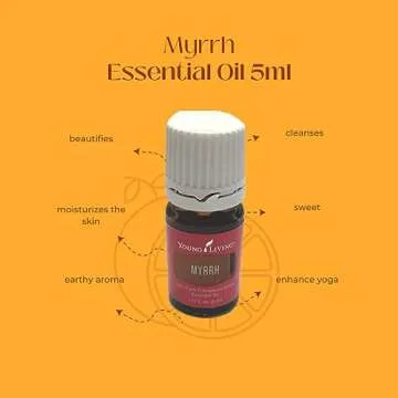 Young Living Myrrh Essential Oil - 5ml - Skincare & Beauty - Moisturizes Skin - Meditation & Yoga Ar...