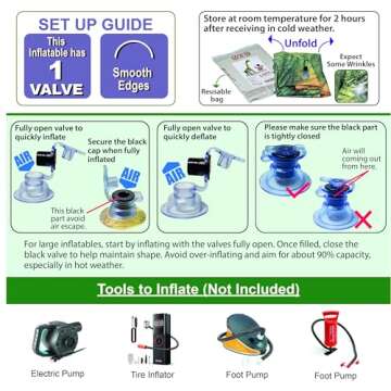 Jet Creations 38" Long Inflatable Horse, Golden Brown Lifelike Blow-Up Toy Figure for Decoration or Play, Livestock Theme Party, Pool, Birthday, VBS, Photo Prop, Baby Shower 1 pc