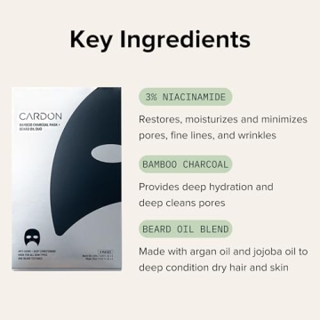 Cardon Face Mask for Bearded Men - Korean Skincare Solution