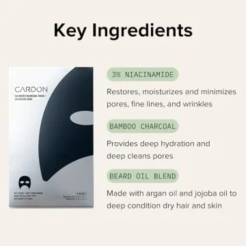 Cardon Face Mask for Bearded Men - Korean Skincare Solution
