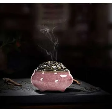 Elegant Ceramic Incense Burner for Meditation and Decor