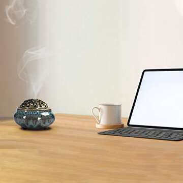 Elegant Ceramic Incense Burner for Meditation and Decor