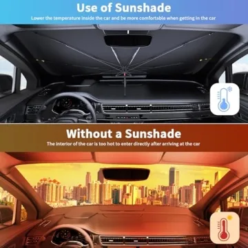 7F Car Sun Shade Umbrella for Ultimate Windshield Protection