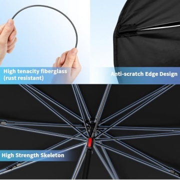 7F Car Sun Shade Umbrella for Ultimate Windshield Protection