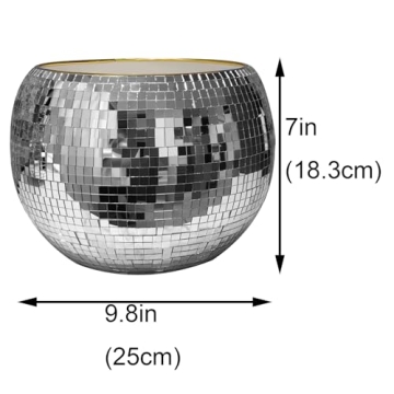 Wittolins 9.8 Inch Disco Ice Bucket for Parties and Decor