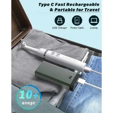 Rechargeable Tooth Polisher, Easy At-Home Whitening Kit