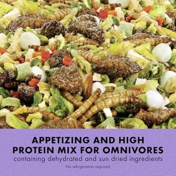 Zilla Reptile Munchies - Nutritious Omnivore Mix for Reptiles