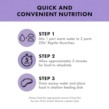 Zilla Reptile Munchies - Nutritious Omnivore Mix for Reptiles