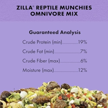 Zilla Reptile Munchies - Nutritious Omnivore Mix for Reptiles