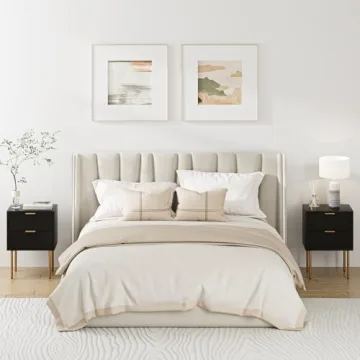 Elegant Aobafuir Night Stand with Modern Design