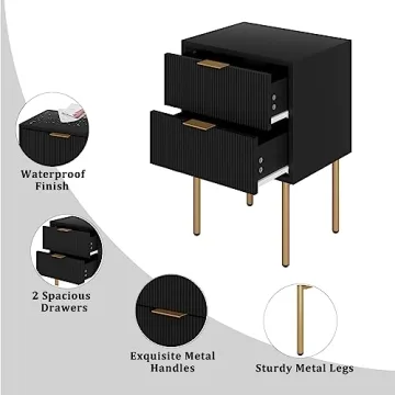 Elegant Aobafuir Night Stand with Modern Design