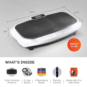 LifePro Turbo 3D Vibration Plate for Pain Relief & Fitness
