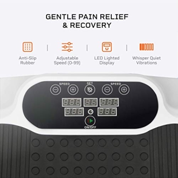LifePro Turbo 3D Vibration Plate for Pain Relief & Fitness