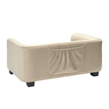 Comfortable Beige Sofa for Small Pets by Enchanted Home