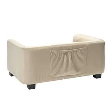 Comfortable Beige Sofa for Small Pets by Enchanted Home