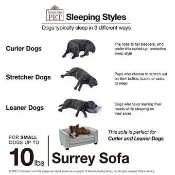 Comfortable Beige Sofa for Small Pets by Enchanted Home