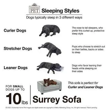 Comfortable Beige Sofa for Small Pets by Enchanted Home