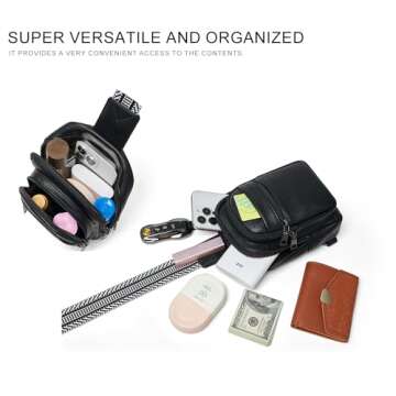 LATMAP Fashionable Lightweight Sling Bag for Travel