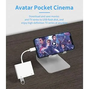 Apple Certified Lightning Male to USB Female Adapter OTG and Charger Cable for iPhone 11 12 Mini max pro xs xr x se 7 8plus Ipad air A Camera Memory Stick Flash Drive Cord Converter Charging Splitter