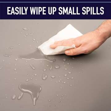 Leash Boss Waterproof Dog Food Mat for Clean Feeding