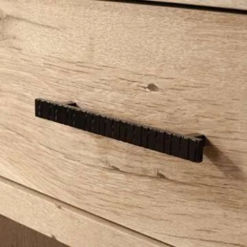 Sauder Pacific View Bedroom Night Stand, Spacious Storage, 1 Drawer Nightstand - Prime Oak Finish