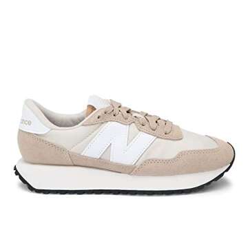 New Balance Women's 237 V1 Classic Sneaker, Mindful Grey/White/White, 9