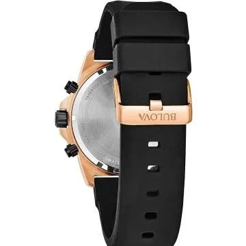 Bulova 98B104 Marine Calendar Watch with Steel Design