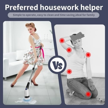 YKYI Electric Spin Scrubber - Efficient Cordless Cleaning Brush