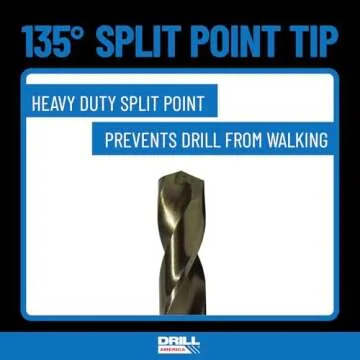 Drill America - DWD29J-CO-PC 29 Piece M35 Cobalt Drill Bit Set in Round Case (1/16" - 1/2" X 64ths), DWDCO Series