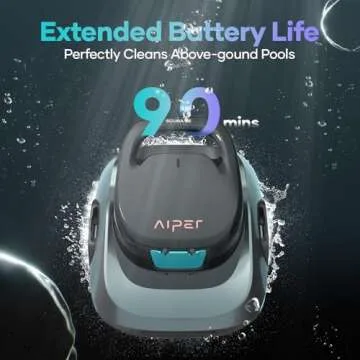 AIPER Cordless Automatic Pool Vacuum for Easy Cleaning