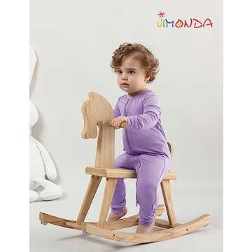Jimonda Baby Footless Pajamas with Dual Zipper for Ease
