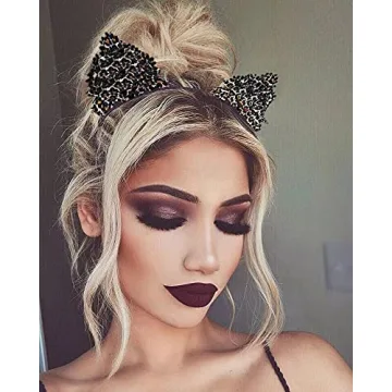 Catery Cute Lace Cat Ears Headbands for Cosplay and Parties