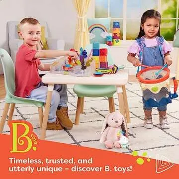 B. toys Little Learning Steps Wooden Activity Walker for Toddlers