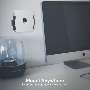 SABRENT VESA Mount for Mac Mini - Compact & Stylish