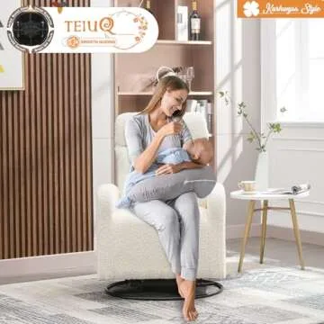 Kurhwyss Swivel Glider Chair for Modern Spaces