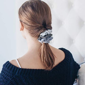 Kitsch Matte Scrunchies 5pc - Stylish Hair Ties for Women