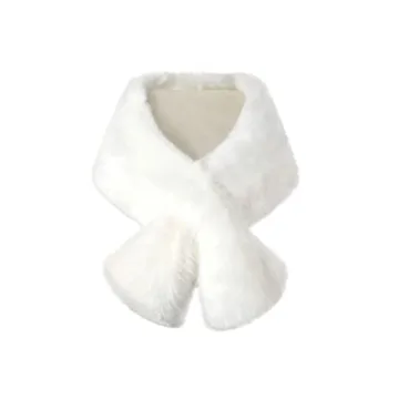 BABEYOND Women's Faux Fur Collar Shawl - Luxurious Wrap for Elegant Occasions