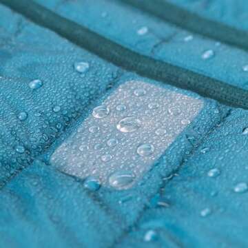 GEAR AID Tenacious Tape Mini Patches for Down Jacket Repair, Black and Clear, six 1.5”x 2.5”