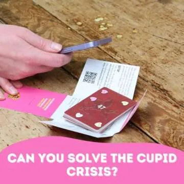 Escape Room in Your Pocket | The Cupid Crisis: an Easy Strategy Game for Couples. Mini Escape Rooms for Birthdays, Holidays, Adults, Families.