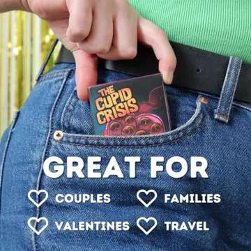 Escape Room in Your Pocket | The Cupid Crisis: an Easy Strategy Game for Couples. Mini Escape Rooms for Birthdays, Holidays, Adults, Families.