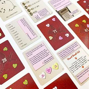 Escape Room in Your Pocket | The Cupid Crisis: an Easy Strategy Game for Couples. Mini Escape Rooms for Birthdays, Holidays, Adults, Families.