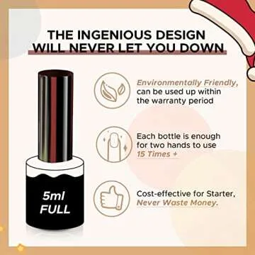 MEFA Gel Nail Polish Set Nail Colors Set with 6 Nude Colors Nails System for French Nail Manicure Nail Art No Nail Lamp Needed