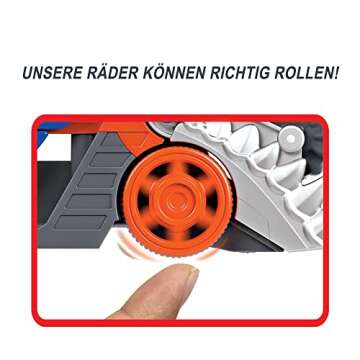 Hot Wheels Toy Car Playset, Shark Chomp Transporter & 1:64 Scale Car, Connects to Track & Stores 5 1:64 Scale Vehicles